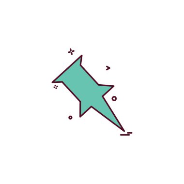 Pin simgesi tasarım vektörü 