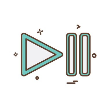 Ortam düğmeleri dizayn vektörü