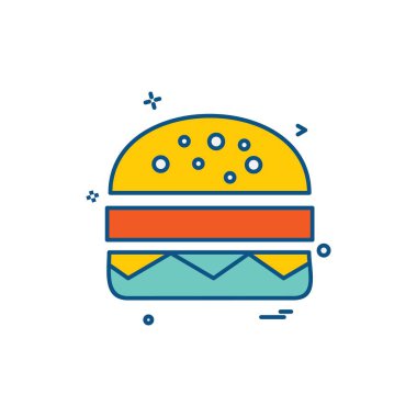 Gıda simge tasarlamak vektör