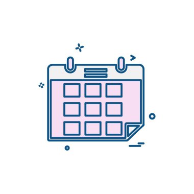 Şirket ofis simgesi tasarım vektörü