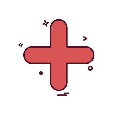 Matematik işaretleri simge tasarlamak vektör