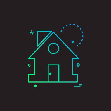 Badminton simge tasarlamak vektör