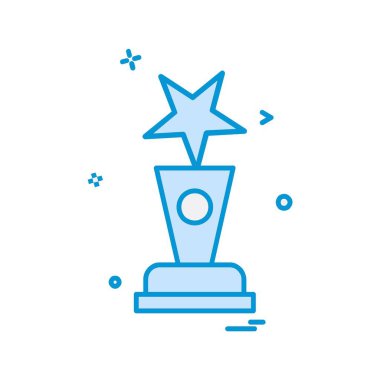 Ödül simgesi tasarım vektörü