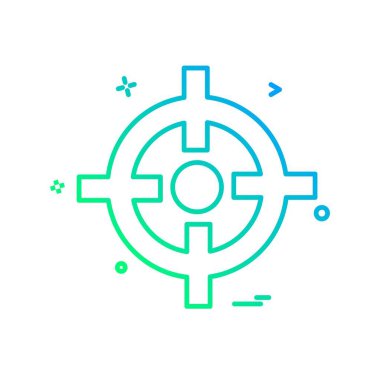 Simge tasarım vektörüne odaklan