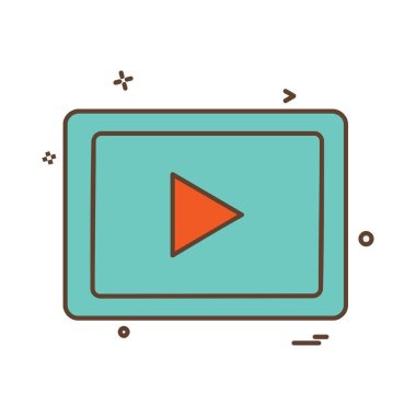 Simge tasarım vektörünü izle