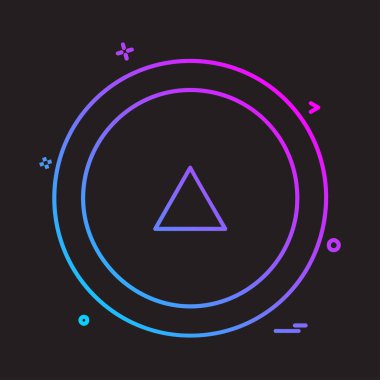 Yukarı ok simgesi tasarım vektörü