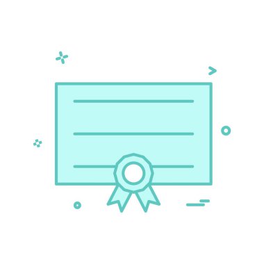 kartı şerit simge vektör tasarımı