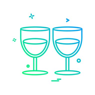 Sevgililer günü simge tasarlamak vektör 