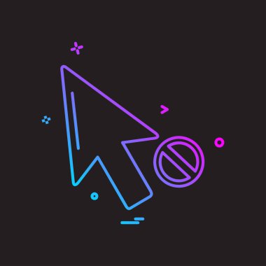 İşaretçi simge tasarlamak vektör