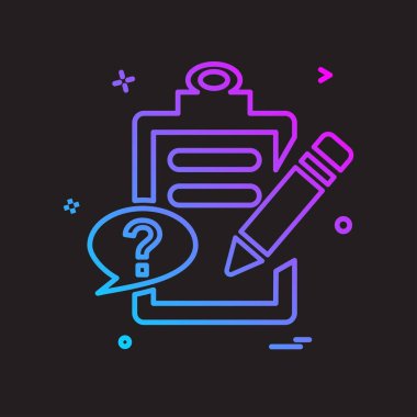 Eğitim simge tasarlamak vektör