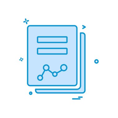 Belgeleri simge tasarlamak vektör