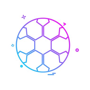 Topu simge tasarlamak vektör