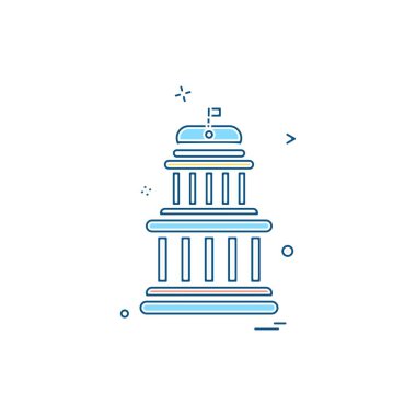 Castle simgesi tasarım vektörü 