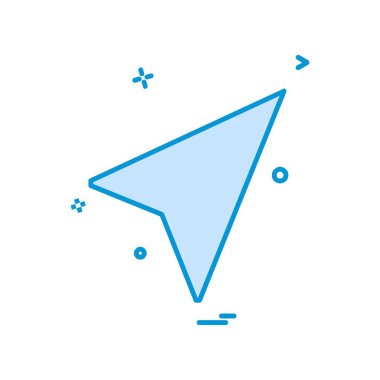 Ok simgesi tasarım vektörü 