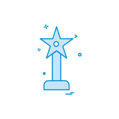 Ödül simgesi tasarım vektörü