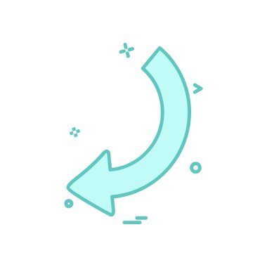 Ok simgesi tasarım vektörü