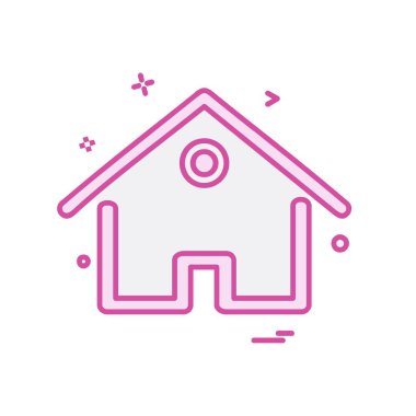 Ev simgesi tasarım vektörü