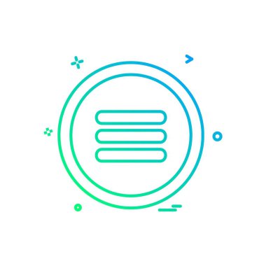 Kullanıcı arayüzü düğmesi simge tasarım vektörü