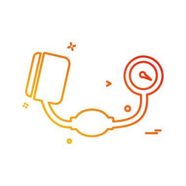 Tansiyon simgesi tasarım vektörü