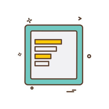 Dosya simgesi tasarım vektörü