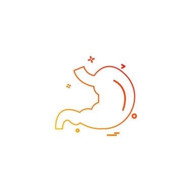 Tıbbi simge tasarım, renkli vektör çizim