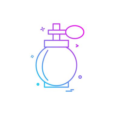 Makyaj simgesi tasarım vektörü