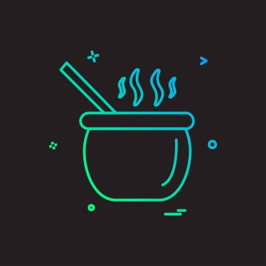 Cadılar Bayramı simgesi tasarım vektörü