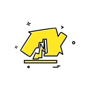 Ev simgesi tasarım vektörü