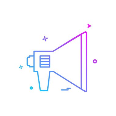 Beyaz arka plan üzerinde renkli medya simge vektör