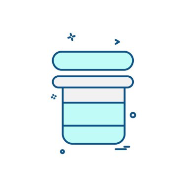 Gıda simgesi tasarım vektörü