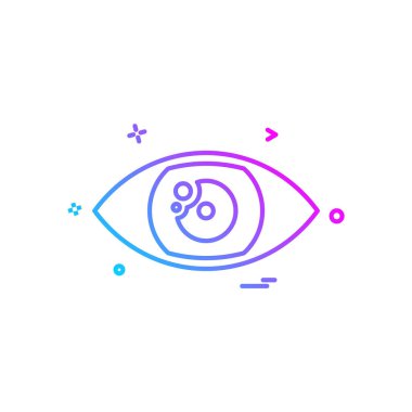 göz simgesi tasarım vektörü