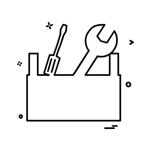 Hardware Tools Icon Design Vektorillustration — Stockvektor