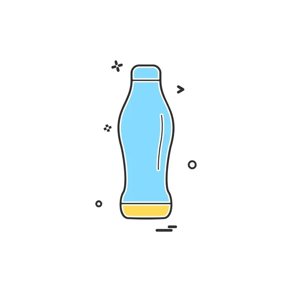 Diseño Icono Bebida Ilustración Vector Colorido — Vector de stock