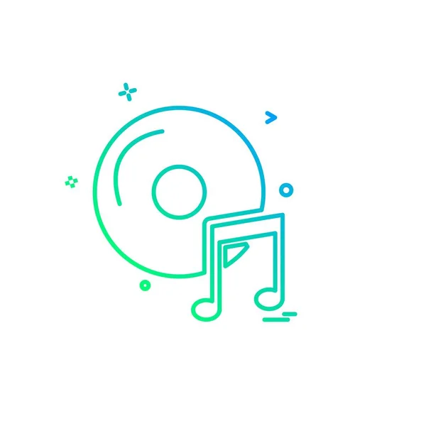 Sound Web Icon Design — стоковый вектор