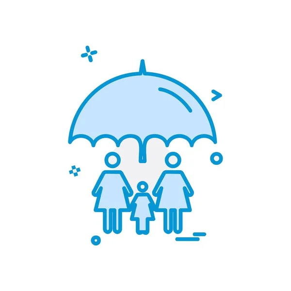 Family Icon Design Vector — Stock Vector