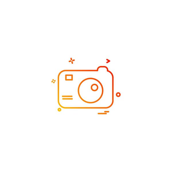 Camera icon design vector 