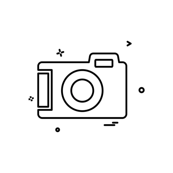 Вектор Дизайну Піктограми Камери — стоковий вектор