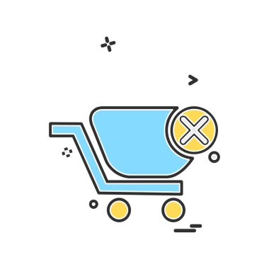 Alışveriş simge tasarlamak vektör 