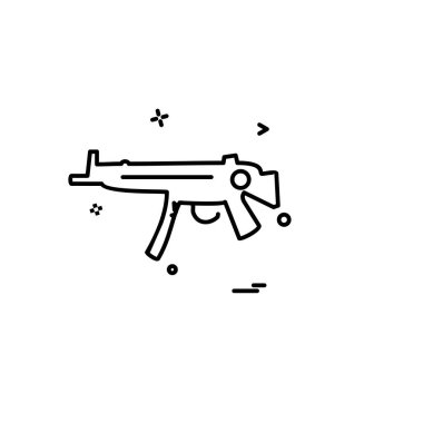 Silah simge tasarlamak vektör 