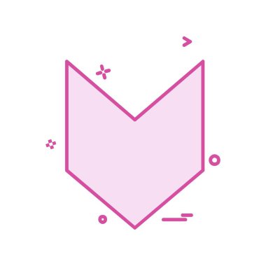 Ok simgesi tasarım vektörü