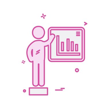 İş grafik simge tasarlamak vektör