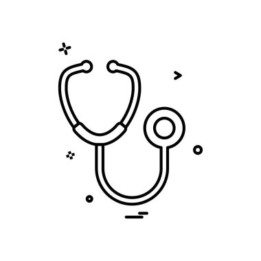 Tıbbi simge tasarım, renkli vektör çizim