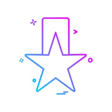 Kalkan simgesi tasarım, renkli vektör çizim