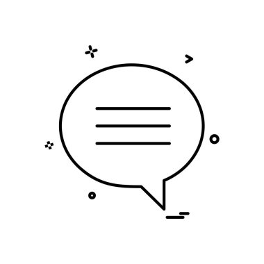 İleti simge tasarlamak vektör