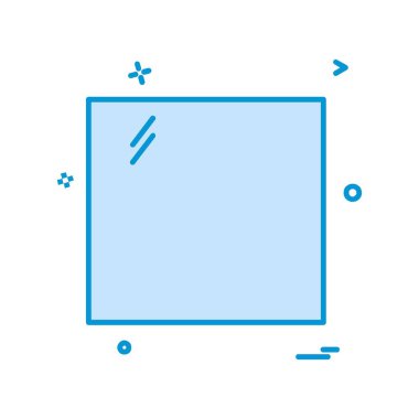 Kare simge tasarlamak vektör