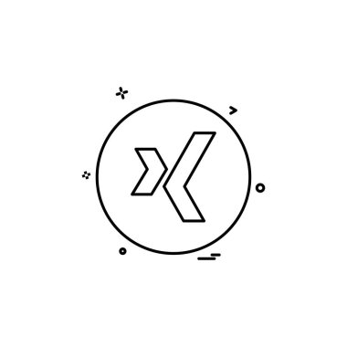ortam ağı sosyal xing png vektörü