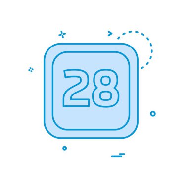 Takvim simge tasarlamak vektör 