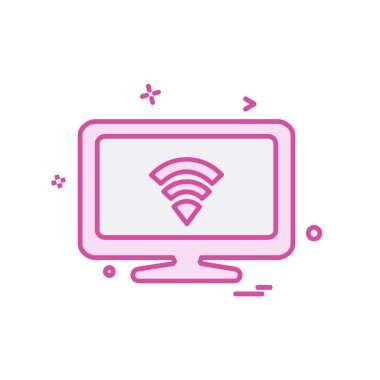 Bilgisayar simgesi tasarım vektörü