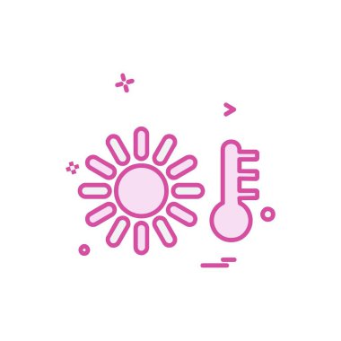 Sıcaklık simge tasarlamak vektör