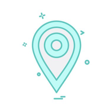 Navigasyon simgesi tasarım vektörü